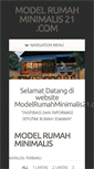 Mobile Screenshot of modelrumahminimalis21.com